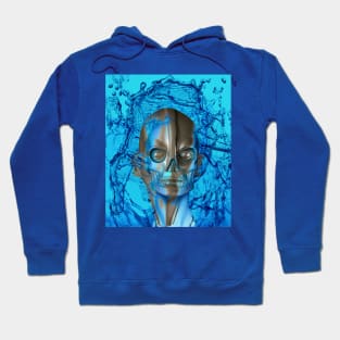 Alien Robot in Water Hoodie